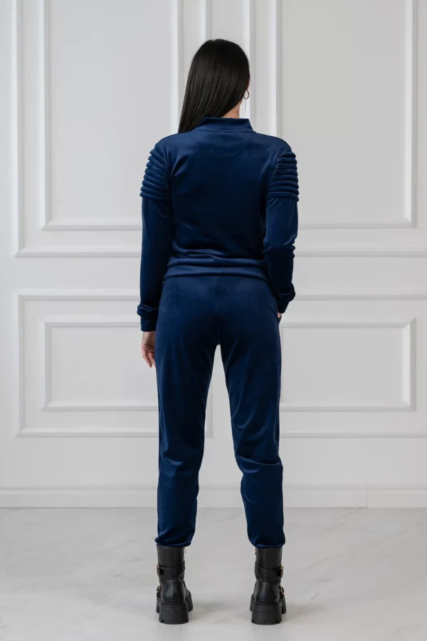 Velour joggers - Blue