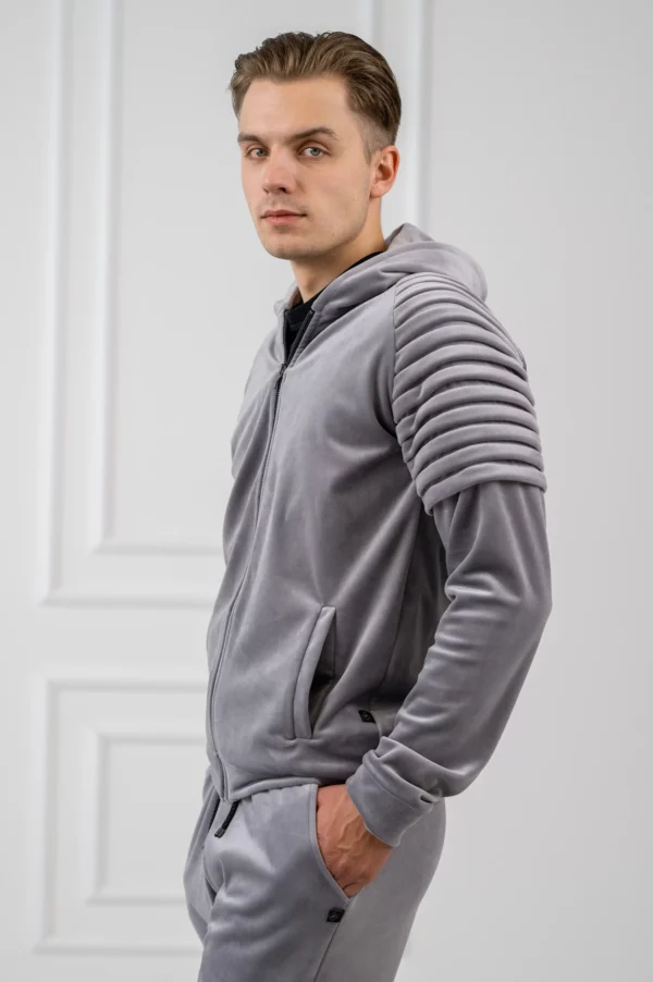 "Silver" vyriškos veliūrinės kelnės - Image 4