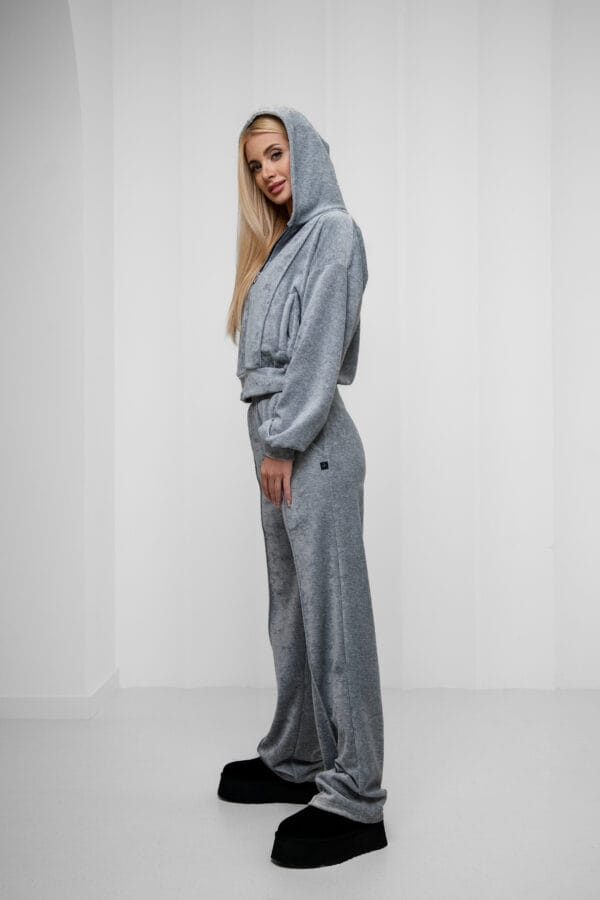 “Lounge” Melange velour pants